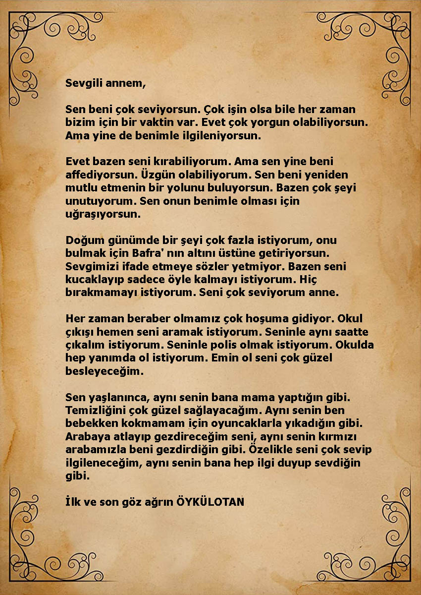 Anneye Mektup 15 Farkl rnek Anneler G n Mektubu Anneye Mektup 15 Farkl rnek Anneler G n Mektubu
