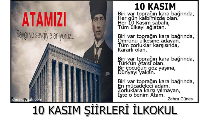 10 Kas m iirleri lkokul Ortaokul Lise 1 2 3 4 S n f 10 Kas m iirleri lkokul Ortaokul Lise 1 2 3 4 S n f