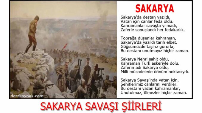 Sakarya-savaşı-ile-ilgili-şiirler Sakarya-meydan-muharebesi-ile-ilgili-şiirler