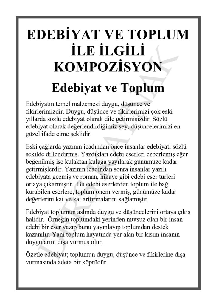 edebiyat-ve-toplum-ilişkisi-ile-ilgili-kompozisyon